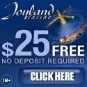 Receive $25 Free No Deposit Required.